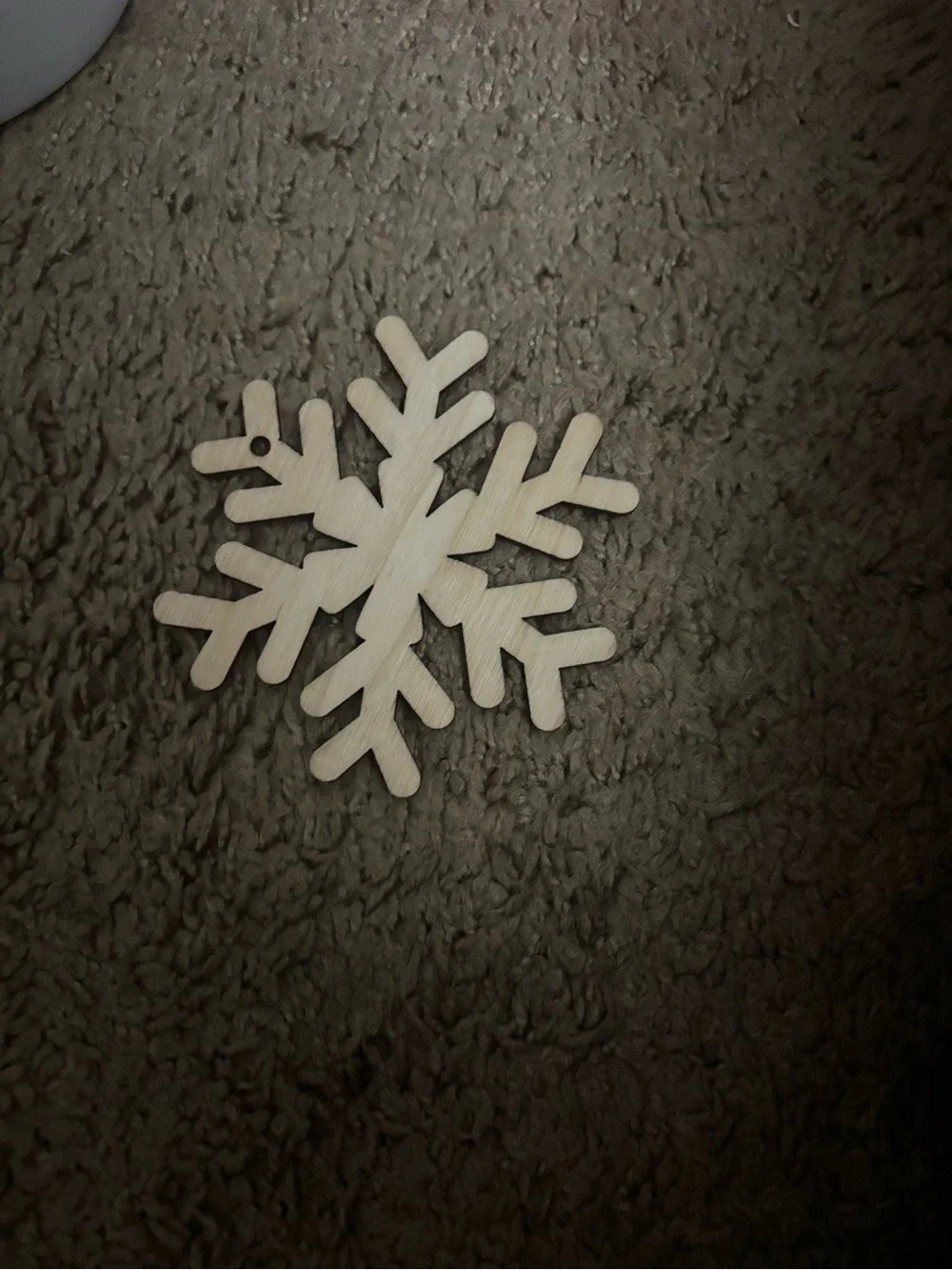 Pink Snowflake Holiday Ornament - Unbranded